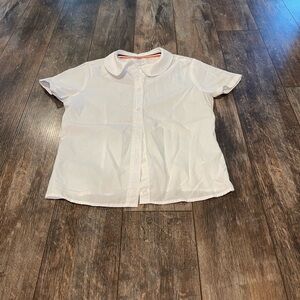 🍎French Toast White Button Down Kids Shirt